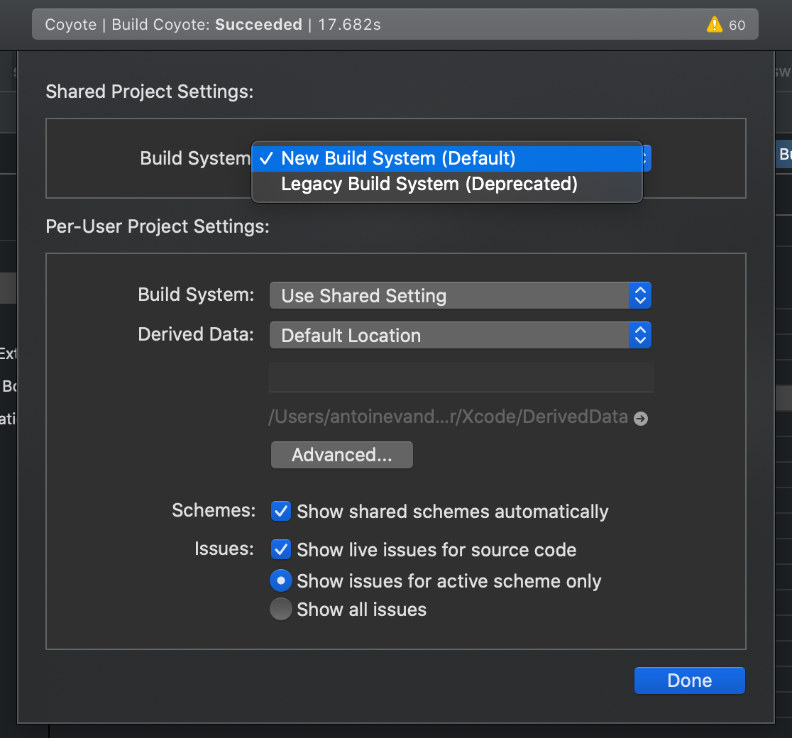 使用New Build System